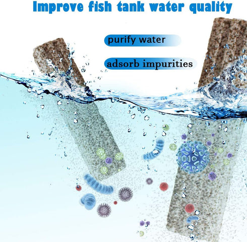 PINVNBY 20 Pcs 6.2-Inch Large Aquarium Filter Media Fish Tank Ceramic Media for Sump Canister Filter,Bakki Showers Filter,Trickle Filter,Aquacultu...