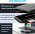 7 in 2 USB C 3.0 Card Reader, USB SD Card Adapter for SD, CF, TF, MS, Micro SD, XD Cards Multi Memory Card Reader Adapter Hub for Windows, macOS, ...