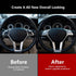Steering Wheel Button Trim Cover Stickers Inner Car Decoration Fit for Mercedes Benz E C G Class W204 2012-2016 Interior Accessories Silver - 12Pc...