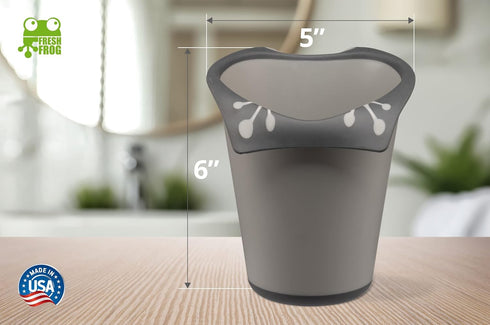 Plastic Bath Cup (800ml, 27 fl Ounce) Waterfall Rinser, Made in USA (Grey)...