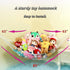 85x63x63 in Jumbo Stuffed Animal Hammock Corner Toy Teddy Bear Hammock Net Stuffed Animal Storage Net! (2Pack)...