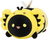 Cute Black Axolotl Bee Plush, Kawaii Plushies Honeybee Stuffed Toy, Axolotl Plushie with Bee Outfit Costume, Animal Hugging Cuddly Pillow, Soft Sq...