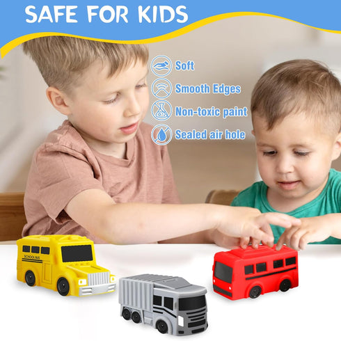 Bath Toys - Car Bath Toys Mold Free Bath Toys for Infants Toddlers,No Hole Bath Toys for Baby Toddlers,Bathtub Tub Water Pool Shower Toys for 1-6 ...