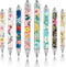 8 Pcs Ballpoint Pens for Women and Girls 1.00 mm Cute Writing Pens Black Ink Fancy Pens Fine Point Smooth Writing Pens for Journaling, Aesthetic S...