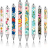 8 Pcs Ballpoint Pens for Women and Girls 1.00 mm Cute Writing Pens Black Ink Fancy Pens Fine Point Smooth Writing Pens for Journaling, Aesthetic S...