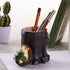 Desk Pen Toothbrush Pencil Pot Holder,Cute Resin Hedgehog Holder, Desktop Organizer Container Stationery Storage Office Desk Decoration...