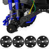 MOHERO Alloy Wheel Hex Hub adapters 12mm for 1/10 Tamiya Clod Buster Axial Wraith/TXT tires...