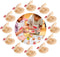 Wooden Percussion Instrument Finger Castanets: 12Pcs Wood Castanets Creative Musical Instrument for Kids Percussion Toy (Wood color)...