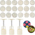 21 Pieces Bath Bomb Mold Kit, MaehSab 3 Pcs Round Bath Bombs Press with 18 Flower Pattern Stamps for Making DIY Bath Bombs Tools, Moon Cake Making...