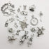 iloveDIYbeads 40pcs Antique Silver Alice in Wonderland Fairy Tales Tea Party Steampunk Victorian Charms for Jewelry Making (M077)...