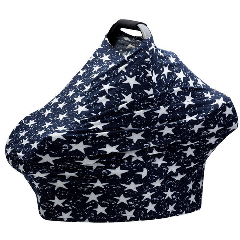 Baby Car Seat Covers for Baby Boys Girls Versatile Stretchy Babies Car Seat Cover Set Twinkle Stars Printing Infant Car Seat Canopy Nursing Covers...