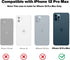 OTOFLY for iPhone 12 Pro Max Case, Military-Grade Protection, Shockproof Silicone, Anti-Fingerprint & Anti-Slip, Phone Case for iPhone 12 Pro Max,...