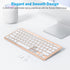 OMOTON Bluetooth Keyboard for Mac, Compact Wireless Keyboard Compatible with MacBook Pro/Air, iMac, iMac Pro, Mac Mini, Mac Pro Laptop and PC, Gol...