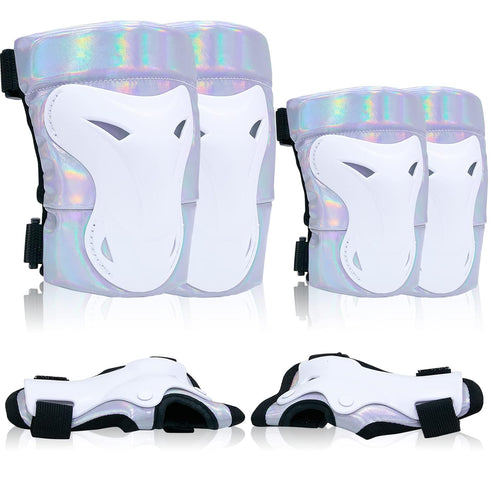 Bienbee Knee Pads for Women, Knee Pads Wrist Guard Knee and Elbow Pads Adult Protective Gear Set for Skateboard, Roller Skating, for Women Men You...