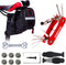 YBEKI NAMUCUO Bike Repair Tool Kits - Bicycle Tool Set with Saddle Bag and Bicycle multi-tool Chain Tool (red Tool kits 10 in 1 + Bag)...