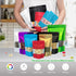 5.5"x7.8" 120pcs Smell Proof Mylar Bags for Food Storage, Stand-up Resealable Mylar Bags Food Storage Bags with Matte Window, Foil Pouch Stand-up ...