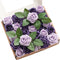 Ling's moment Artificial Wedding Flowers 1.5" Rose Buds and 2" Petite Roses 25pcs Lilac & Purple w/Stem for DIY Wedding Boutonniere Wrist Corsages...