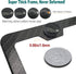 Aootf Carbon Fiber License Plate Frames- Heavy Duty Black Aluminum Car Tag Cover Printed Carbon Patterns, 2 Pack Front & Rear Holders Mount Hardwa...
