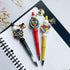 Autism Themed Silicone Focal Beads Rubber Beads Kit Bulk for Beadable Pens Keychain Making DIY Keychain Supplies Focal Pen Beads with 3pcs Pendant...