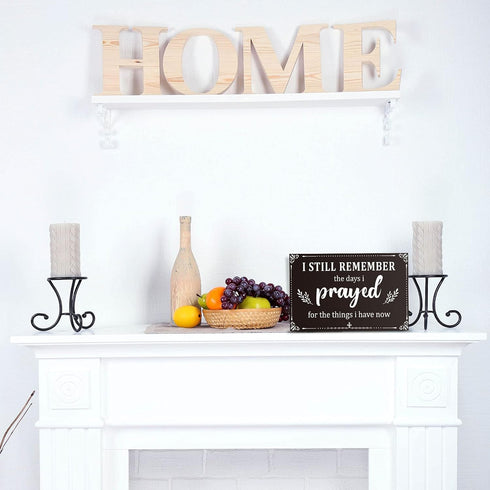 I Still Remember The Days I Prayed Home Wall Decorations Wooden Table Centerpieces Box Sign Farmhouse Decor House Prayer Wooden Rustic Presents Fo...
