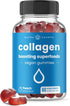 Collagen Boosting Gummies | Collagen Booster Gummy for Natural Collagen Production | Hair, Skin, Nails, Joint Support | Vegan Pectin Supplements C...