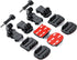 Sametop Helmet Sticky Mounts Adhesive Buckle Mount Screw Accessory Kit Compatible with GoPro Hero 12 11 10 Max 9 8 7 6 5 Session DJI Osmo Insta360...
