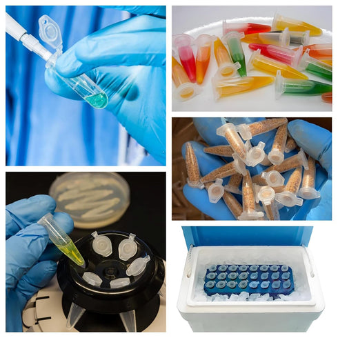 2ml Microcentrifuge Tube - PCR Tube with Flat Cap(1000pcs),Graduated-Polypropylene Plastic...