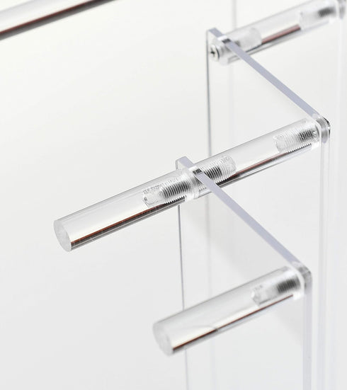 ihomecooker Clear Acrylic Display Riser 2 Tier Cupcake Stand Shelf for Decoration and Organizer...