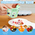 Silicone Baby Fruit Food Feeder, 2 Pack Freezer Tray with lid for Batch Prep,Introduce New Foods, Breastmilk Popsicle Molds, Silicone Teething Toy...