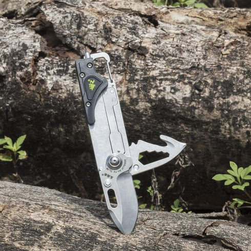 Sanrenmu 6050 LUF-PH-T4 Pocket EDC Folding Camping Knife Multi Toolkit Screwdriver Belt Cutting LED Bottle Opener Glass Breaker...