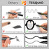 Black Paint Marker, 8 Pack Dual Tip Acrylic Paint Pens, Ideal for Wood, Rock Painting, Canvas, Stone, Glass, Ceramic...