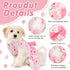 5 Pieces Cute Dog Dress Summer PET Puppy Clothes Soft and Comfortable PET Dog Dresses with Bow Knot for Small Pets, 5 Styles (Large)...