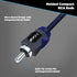 Scosche EFX Rogue RMM 2-Channel Twisted Pair RCA Interconnect Audio Cables - 2CH OFC Car Stereo, Power Sports & Marine Y-Adapter Connector Cable -...
