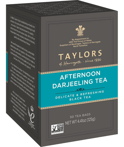 Taylors of Harrogate Afternoon Darjeeling, 50 Teabags...