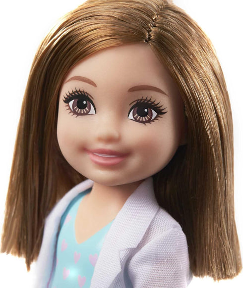 Barbie Doll & Playset with Brunette Chelsea Can Be Doctor Doll & Accessories Including Clipboard, Medical Tools & Bandage Stickers...