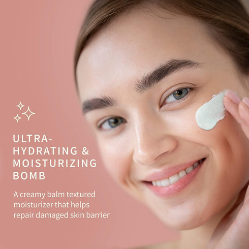 PURE’AM Authentic Barrier Cream Balm, Hydrating Face Moisturizer for Dry & Sensitive Skin, Korean Skincare Moisturizer, Vegan, 1.0 Fl Oz, 30 ml...