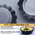 12 Packs Egg Tart Mold, Size 2.6 x 0.9inch, Cupcake Cake Muffin Mold Tin Pan Baking Tool, Carbon Steel...