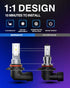 Marsauto H10 9145 LED Fog Light Bulb 9140 LED Fog Lamps Super Bright CSP Chips 6000K Cool White Play and Plug, 360-degree Illumination, Non-polari...