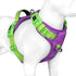 PHOEPET No Pull Dog Harness, Unique Colors Reflective Adjustable Dog Vest, with Soft Training Handle Metal Clips for Small Medium Large Dogs (Purp...