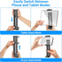 4"-12.9" Tablet Phone Mount for Tripod, Universal Tripod Mount Adapter for Cell Phone Pad Kindle, Tablet Tripod Mount with 1/4" Screw, Compatible ...