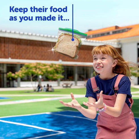 Ziploc Sandwich and Snack Bags, Storage Bags for On the Go Freshness, Grip n Seal Technology for Easier Grip, Open, and Close, 150 Count...