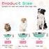 Stainless Steel Dog Bowls Pack of 4 4 Cup Metal Pet Dish Set for Food & Water Anti-Slip Easy to Clean 7 Inch Diameter 1.96 Inch Tall for Cats Pupp...