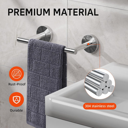 Toilet Paper Holder, 304 Stainless Steel Double Post Pivoting Toilet Paper Roll Holder Wall Mount, Bathroom Toilet Paper Holder, Modern Tissue Rol...