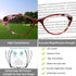 Cat Eye Blue Light Blocking Glasses for Womens - 2 Pairs Lightweight Blue Screen Computer Eyeglasses Anti Glare Glasses...