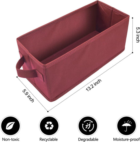 CD Storage Boxes - Pack of 2 CD Case Storage- 13.2" x 5.9" x 5.3", Container holds 30 CDs in full jewel cases, 60 CDs in slim cases, and 165 discs...