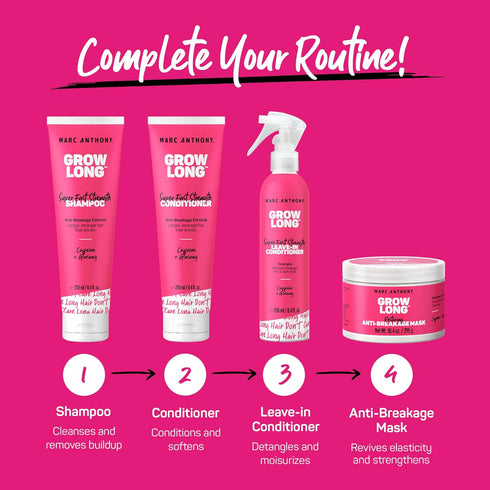 Marc Anthony Grow Long Hair Anti-Breakage Mask, 10.4 OZ...