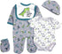 Reborn Baby Doll Clothes Boy 22 inch Accesories Outfits 5 Piece Set for 20-22 inch Reborns Doll Newborn Baby Boy Doll Clothing...