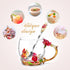 OEAGO Gifts for Mom Women Mothers Day Glass Coffee Enamels Mug Best Birthday Butterfly Rose Gifts for Her from Daughter Son Lead-Free Valentines D...