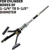 Powerbuilt Disk Brake Cylinder Hone 1-1/4 Inch to 3-1/2 Inch, Medium Grit Stones Included, Adjustable Tension 648631...