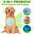 3 in 1probiotics for Dogs,Dog probiotics and Digestive enzymes,Dog Digestive Health Gut, Immune Bowel Support, Reduce Diarrhea, Dog Probiotics Sup...
